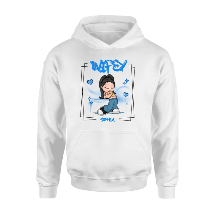 Custom Personalized Hubby Wifey Y2K Couple T-shirt/ Long Sleeve/ Sweatshirt/ Hoodie - Gift Idea For Couple