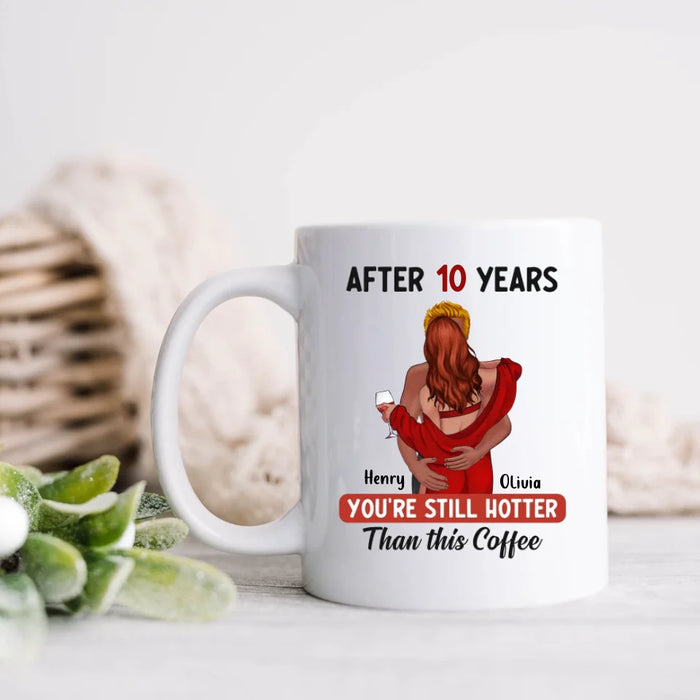 Couple Personalized Custom Mug - Gift For Husband Wife, Anniversary