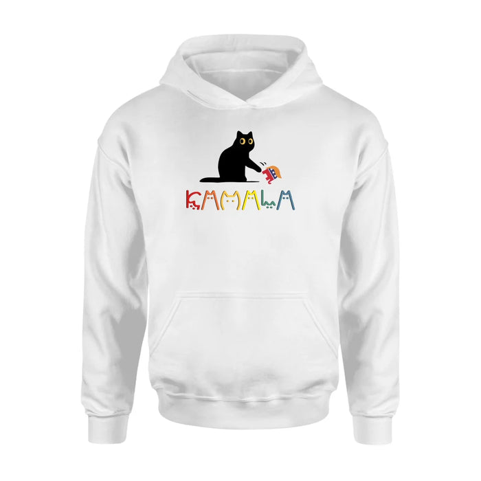 Custom Personalized Cat Lady T-shirt/ Long Sleeve/ Sweatshirt/ Hoodie - Gift Idea For Cat Lover