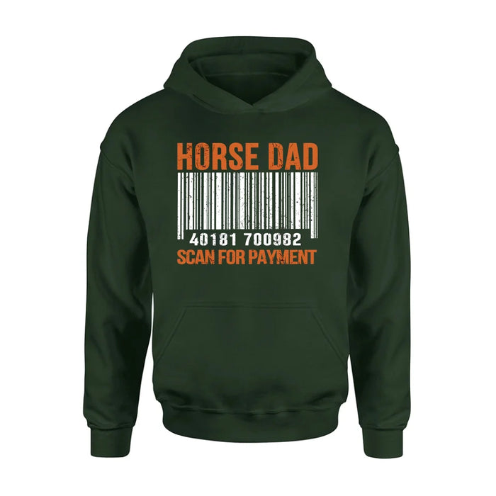 Horse Dad T-shirt/ Long Sleeve/ Sweatshirt/ Hoodie - Best Gift From Son and Daughter To Dad - Gift from wife to husband