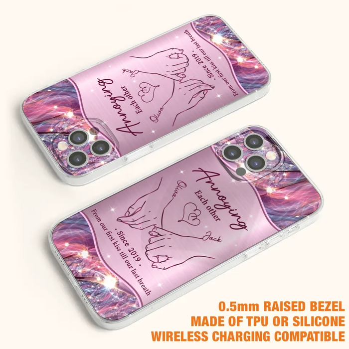 Custom Personalized Couple Phone Case For iPhone/ Samsung - Gift Idea For Couple - Annoying Each Other