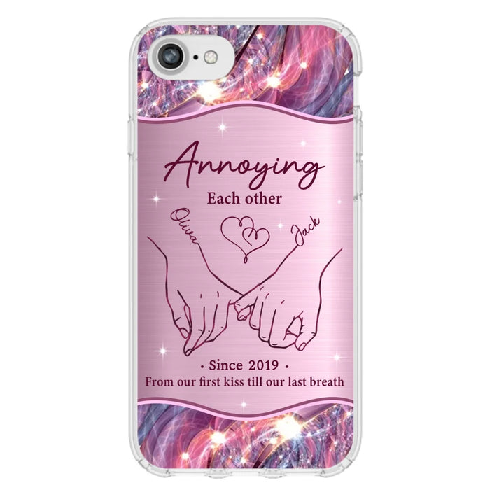 Custom Personalized Couple Phone Case For iPhone/ Samsung - Gift Idea For Couple - Annoying Each Other