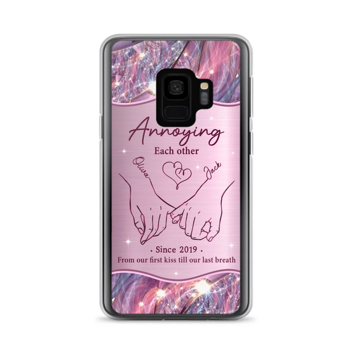 Custom Personalized Couple Phone Case For iPhone/ Samsung - Gift Idea For Couple - Annoying Each Other