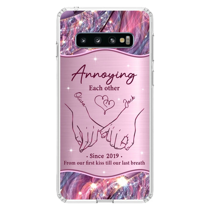 Custom Personalized Couple Phone Case For iPhone/ Samsung - Gift Idea For Couple - Annoying Each Other