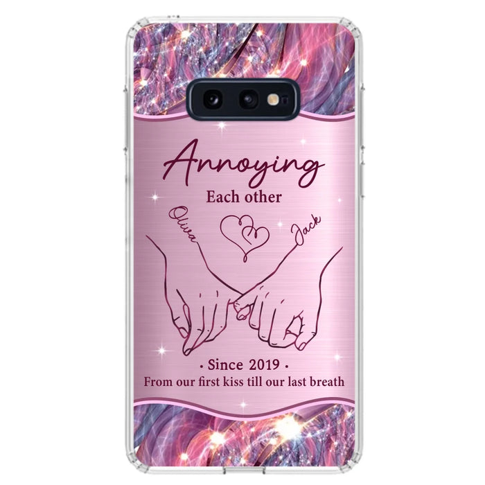 Custom Personalized Couple Phone Case For iPhone/ Samsung - Gift Idea For Couple - Annoying Each Other