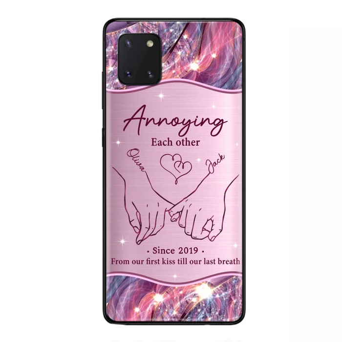 Custom Personalized Couple Phone Case For iPhone/ Samsung - Gift Idea For Couple - Annoying Each Other