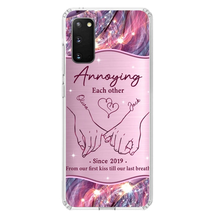 Custom Personalized Couple Phone Case For iPhone/ Samsung - Gift Idea For Couple - Annoying Each Other