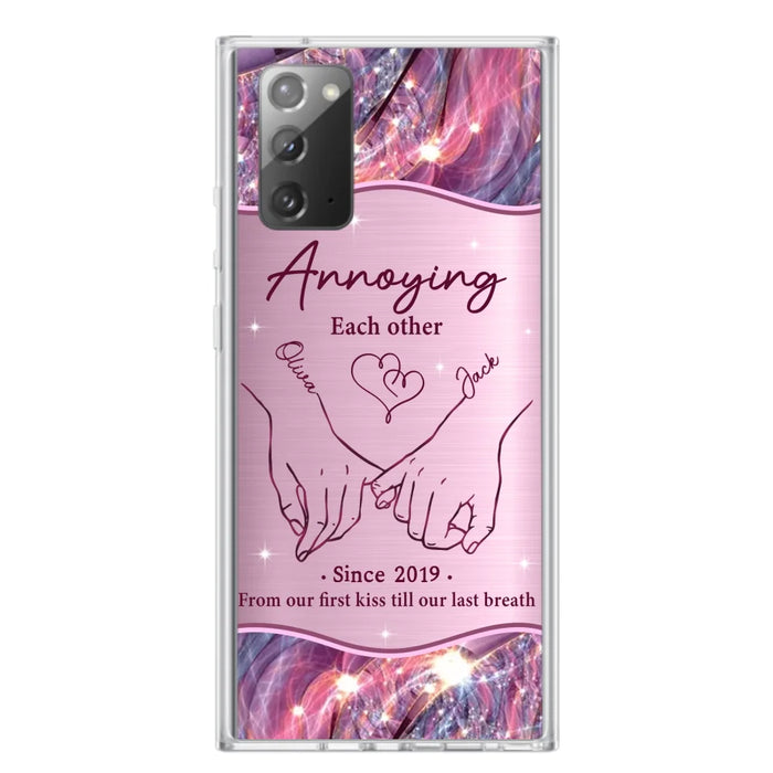 Custom Personalized Couple Phone Case For iPhone/ Samsung - Gift Idea For Couple - Annoying Each Other