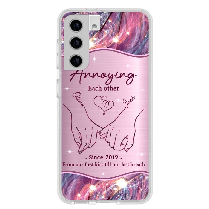 Custom Personalized Couple Phone Case For iPhone/ Samsung - Gift Idea For Couple - Annoying Each Other