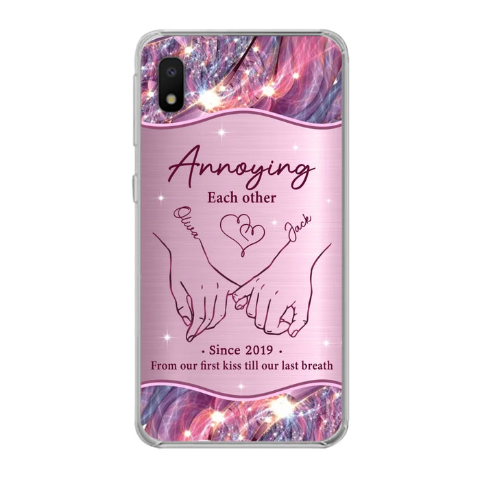 Custom Personalized Couple Phone Case For iPhone/ Samsung - Gift Idea For Couple - Annoying Each Other