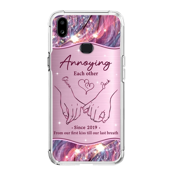 Custom Personalized Couple Phone Case For iPhone/ Samsung - Gift Idea For Couple - Annoying Each Other