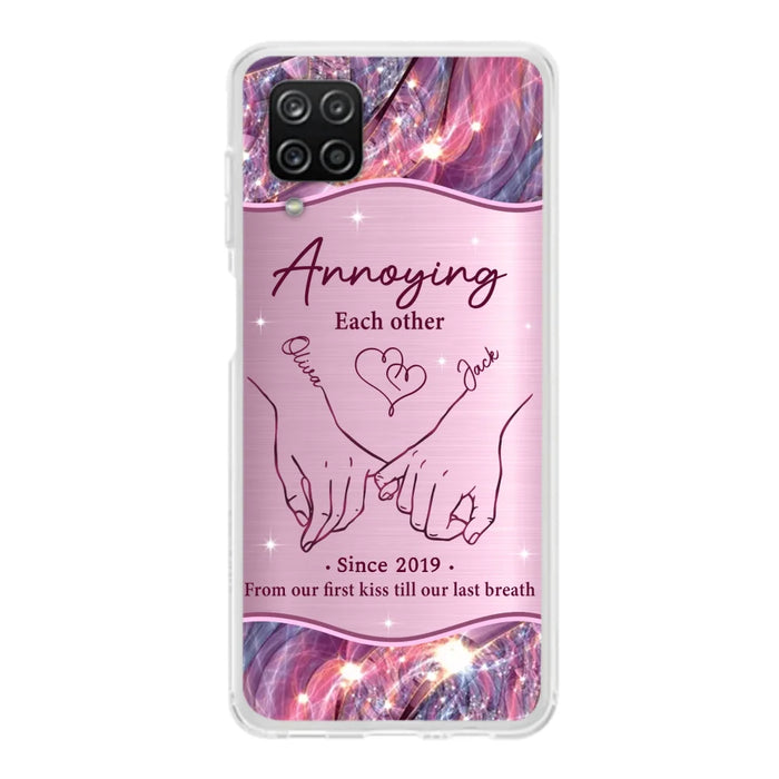 Custom Personalized Couple Phone Case For iPhone/ Samsung - Gift Idea For Couple - Annoying Each Other