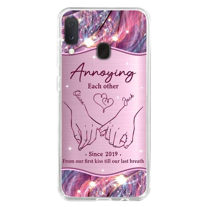 Custom Personalized Couple Phone Case For iPhone/ Samsung - Gift Idea For Couple - Annoying Each Other