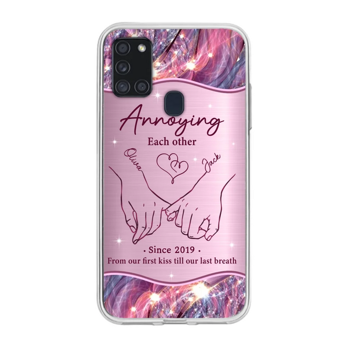 Custom Personalized Couple Phone Case For iPhone/ Samsung - Gift Idea For Couple - Annoying Each Other