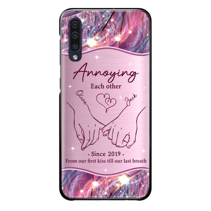 Custom Personalized Couple Phone Case For iPhone/ Samsung - Gift Idea For Couple - Annoying Each Other