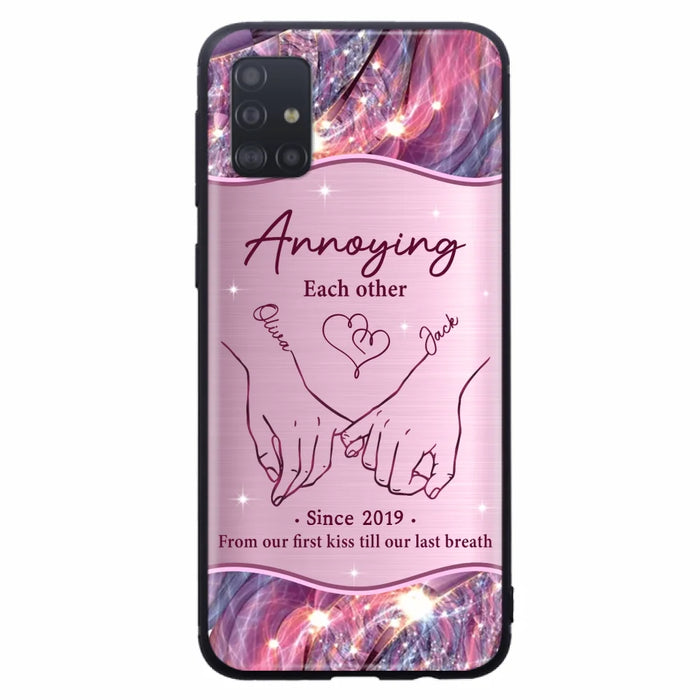 Custom Personalized Couple Phone Case For iPhone/ Samsung - Gift Idea For Couple - Annoying Each Other