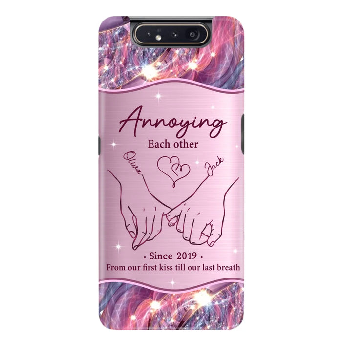 Custom Personalized Couple Phone Case For iPhone/ Samsung - Gift Idea For Couple - Annoying Each Other