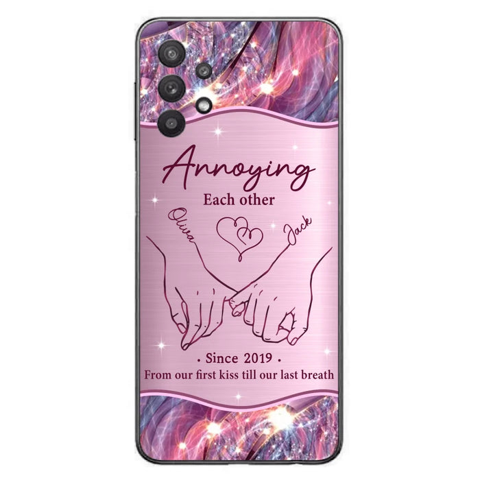 Custom Personalized Couple Phone Case For iPhone/ Samsung - Gift Idea For Couple - Annoying Each Other