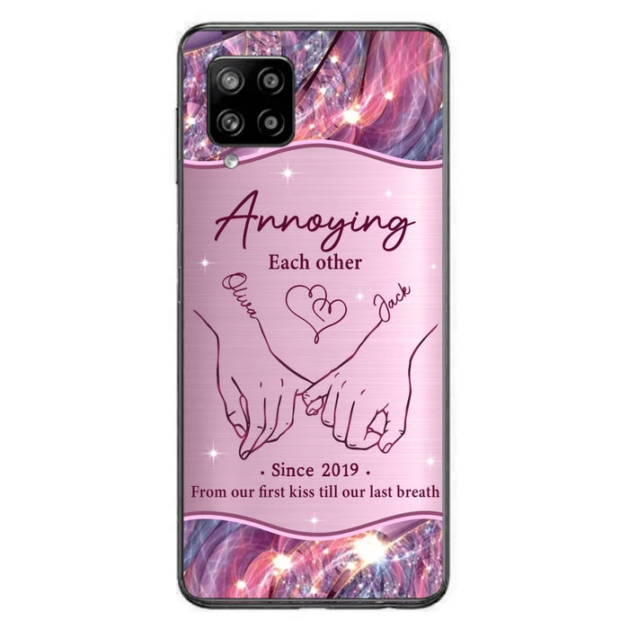 Custom Personalized Couple Phone Case For iPhone/ Samsung - Gift Idea For Couple - Annoying Each Other