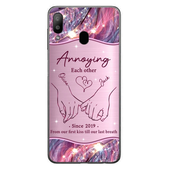 Custom Personalized Couple Phone Case For iPhone/ Samsung - Gift Idea For Couple - Annoying Each Other