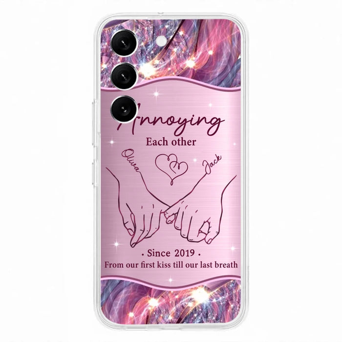 Custom Personalized Couple Phone Case For iPhone/ Samsung - Gift Idea For Couple - Annoying Each Other