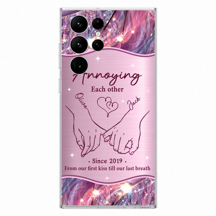 Custom Personalized Couple Phone Case For iPhone/ Samsung - Gift Idea For Couple - Annoying Each Other