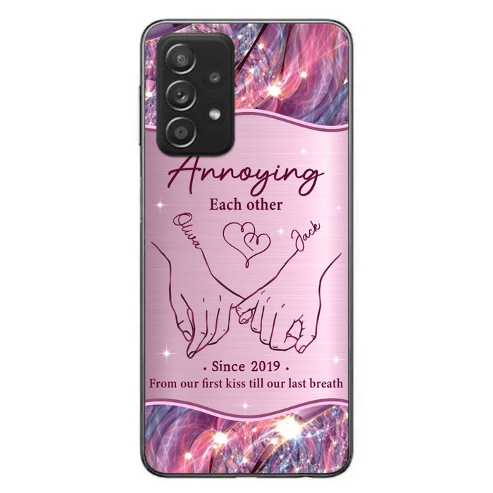 Custom Personalized Couple Phone Case For iPhone/ Samsung - Gift Idea For Couple - Annoying Each Other