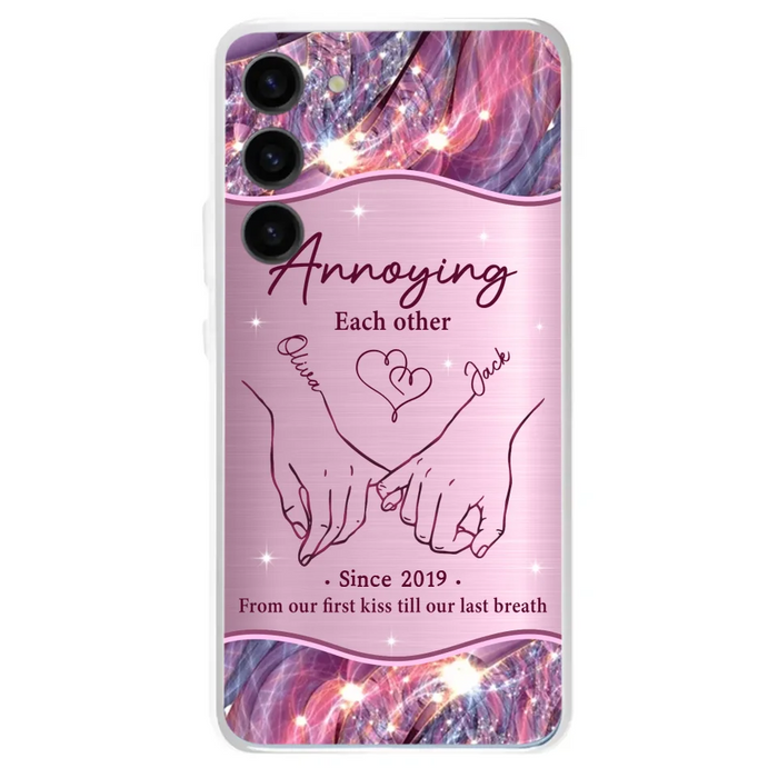 Custom Personalized Couple Phone Case For iPhone/ Samsung - Gift Idea For Couple - Annoying Each Other