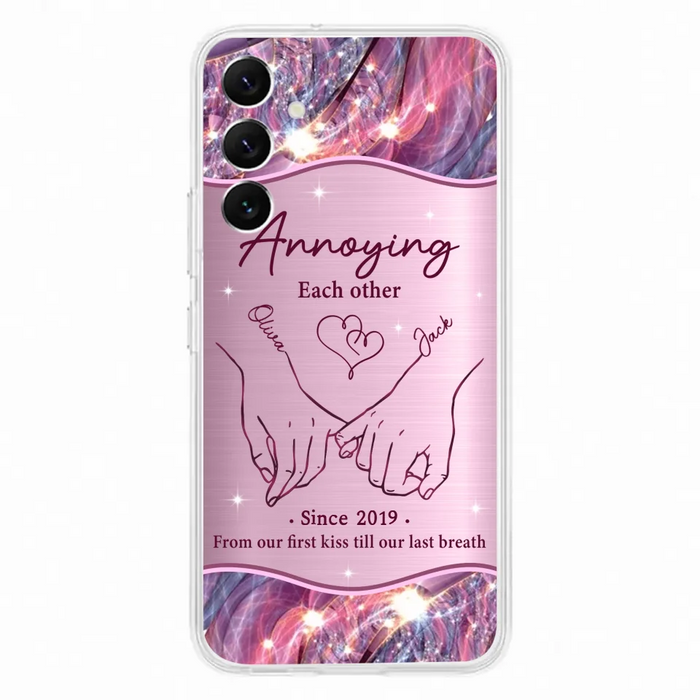 Custom Personalized Couple Phone Case For iPhone/ Samsung - Gift Idea For Couple - Annoying Each Other