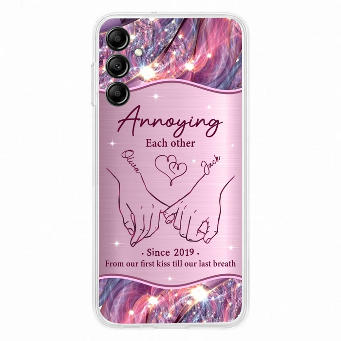 Custom Personalized Couple Phone Case For iPhone/ Samsung - Gift Idea For Couple - Annoying Each Other