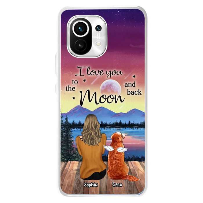 Custom Personalized Pet Mom/ Dad Phone Case - Gift Idea For Dog/ Cat/ Rabbit Lovers - Case For Xiaomi/ Oppo/ Huawei - I Love You To The Moon & Back