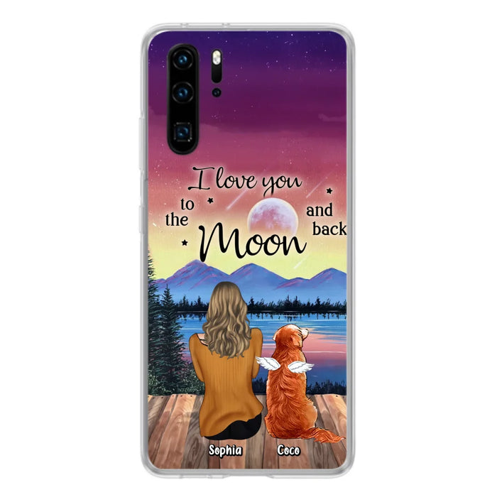 Custom Personalized Pet Mom/ Dad Phone Case - Gift Idea For Dog/ Cat/ Rabbit Lovers - Case For Xiaomi/ Oppo/ Huawei - I Love You To The Moon & Back