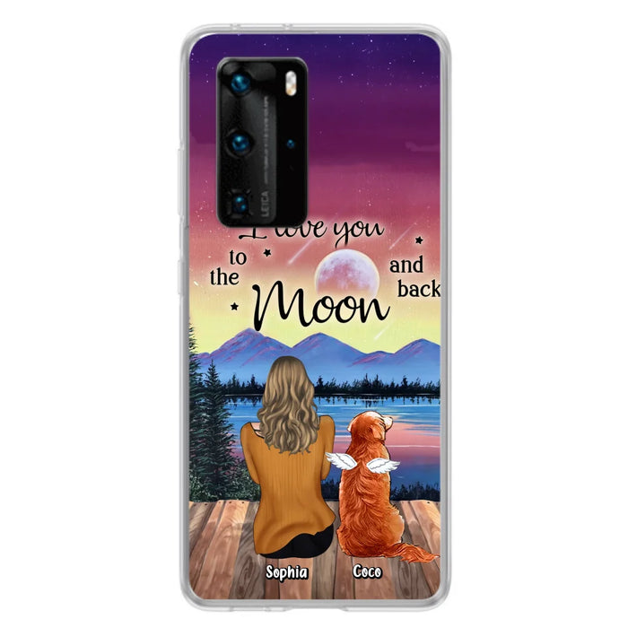 Custom Personalized Pet Mom/ Dad Phone Case - Gift Idea For Dog/ Cat/ Rabbit Lovers - Case For Xiaomi/ Oppo/ Huawei - I Love You To The Moon & Back