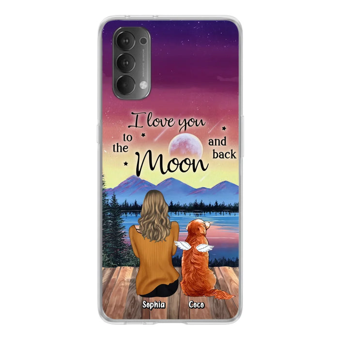 Custom Personalized Pet Mom/ Dad Phone Case - Gift Idea For Dog/ Cat/ Rabbit Lovers - Case For Xiaomi/ Oppo/ Huawei - I Love You To The Moon & Back