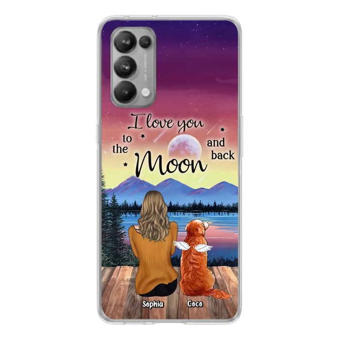 Custom Personalized Pet Mom/ Dad Phone Case - Gift Idea For Dog/ Cat/ Rabbit Lovers - Case For Xiaomi/ Oppo/ Huawei - I Love You To The Moon & Back