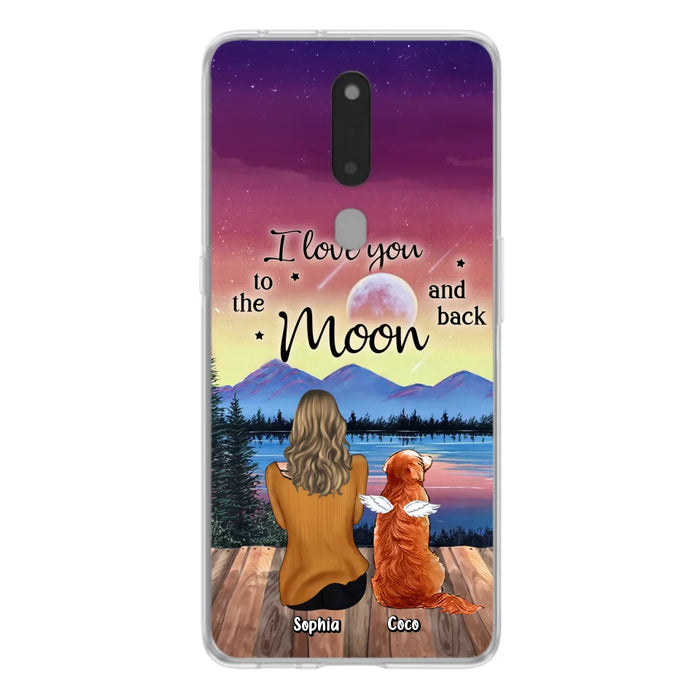 Custom Personalized Pet Mom/ Dad Phone Case - Gift Idea For Dog/ Cat/ Rabbit Lovers - Case For Xiaomi/ Oppo/ Huawei - I Love You To The Moon & Back