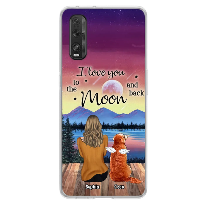 Custom Personalized Pet Mom/ Dad Phone Case - Gift Idea For Dog/ Cat/ Rabbit Lovers - Case For Xiaomi/ Oppo/ Huawei - I Love You To The Moon & Back