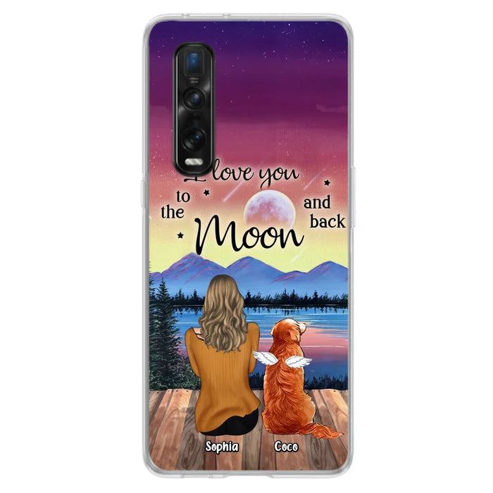 Custom Personalized Pet Mom/ Dad Phone Case - Gift Idea For Dog/ Cat/ Rabbit Lovers - Case For Xiaomi/ Oppo/ Huawei - I Love You To The Moon & Back