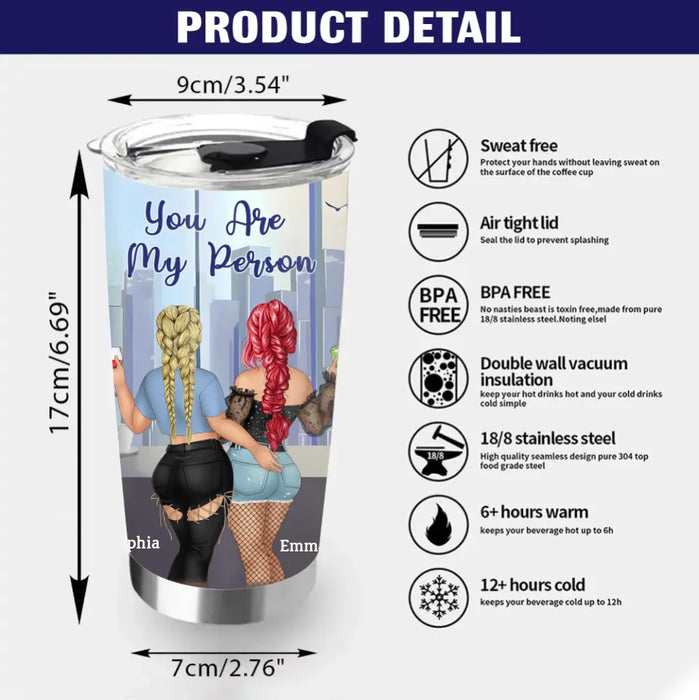 Personalized Colleagues Tumbler - Gift Idea For Colleagues/Co-workers - You Are My Person