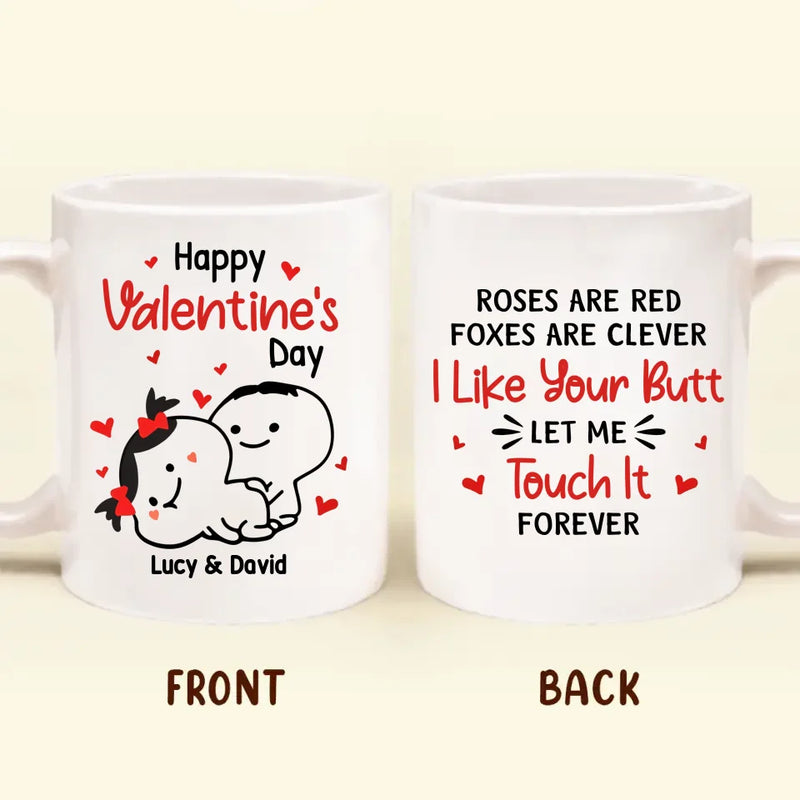 Personalized Couple Coffee Mug - Gift Idea For Husband/ Wife - Happy Valentine's Day