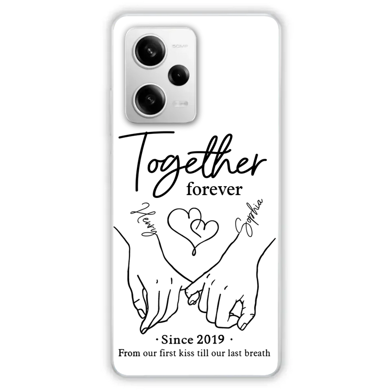 Custom Personalized Couple Phone Case For Xiaomi/ Oppo/ Huawei - Gift Idea For Couple - Together Forever