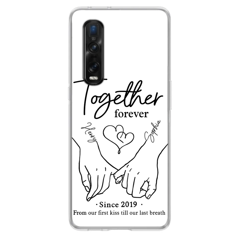 Custom Personalized Couple Phone Case For Xiaomi/ Oppo/ Huawei - Gift Idea For Couple - Together Forever