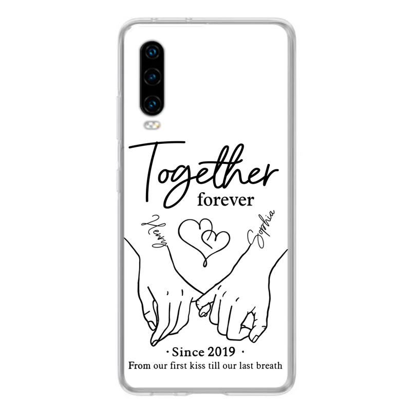 Custom Personalized Couple Phone Case For Xiaomi/ Oppo/ Huawei - Gift Idea For Couple - Together Forever