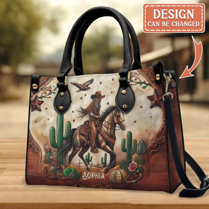 mockup bag leather