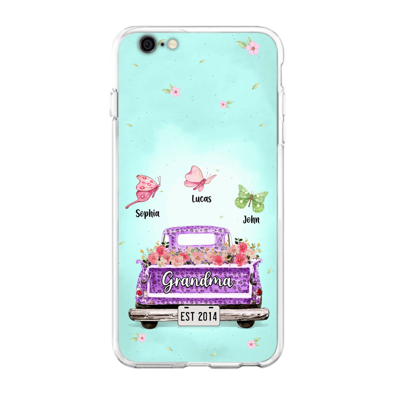 Custom Personalized Grandma Phone Case - Gift Idea For Grandma/ Mom - Case For iPhone/ Samsung