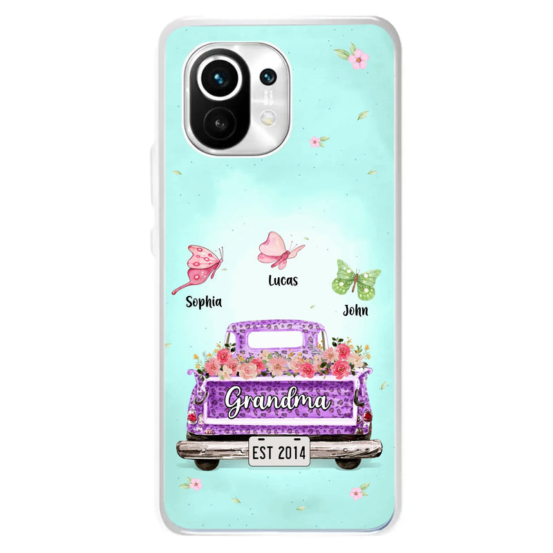 Personalized Grandma Phone Case - Gift Idea For Grandma/Mom - Up to 12 Kids - Case For Xiaomi/ Oppo/ Huawei