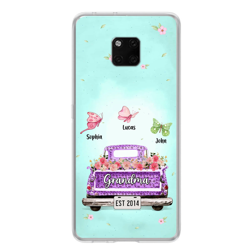 Personalized Grandma Phone Case - Gift Idea For Grandma/Mom - Up to 12 Kids - Case For Xiaomi/ Oppo/ Huawei