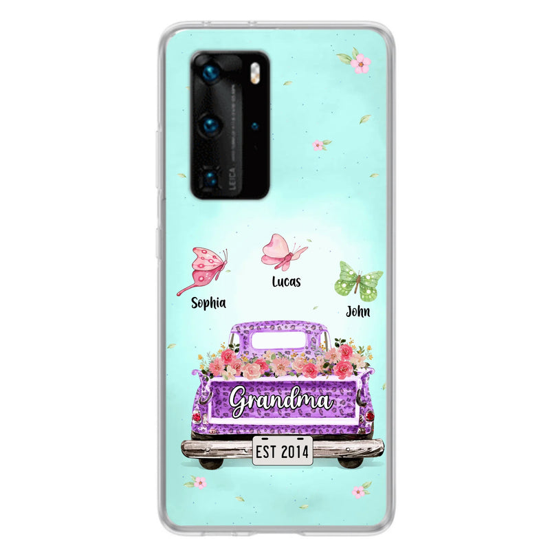 Personalized Grandma Phone Case - Gift Idea For Grandma/Mom - Up to 12 Kids - Case For Xiaomi/ Oppo/ Huawei