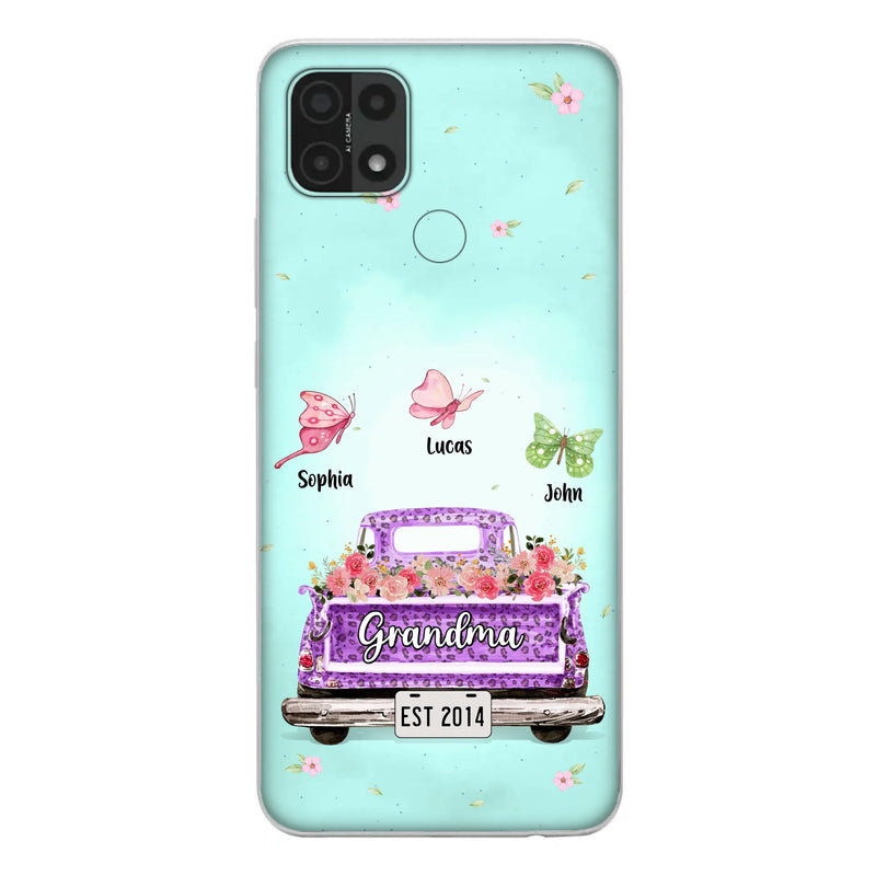 Personalized Grandma Phone Case - Gift Idea For Grandma/Mom - Up to 12 Kids - Case For Xiaomi/ Oppo/ Huawei
