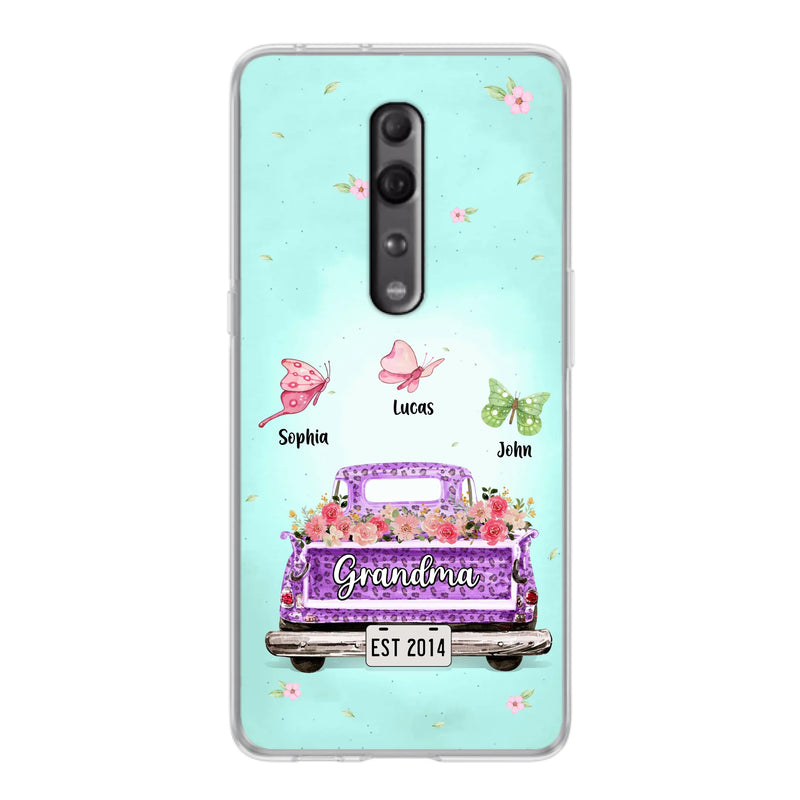 Personalized Grandma Phone Case - Gift Idea For Grandma/Mom - Up to 12 Kids - Case For Xiaomi/ Oppo/ Huawei